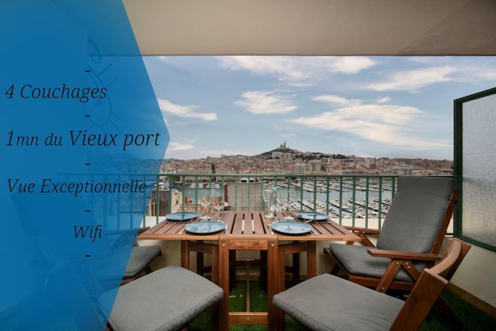 Terrace Apartment Old Port Exceptional View Marseille Eksteriør bilde